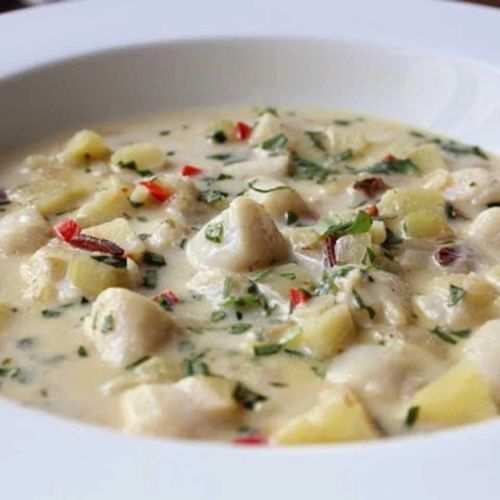 Chef John's Bay Scallop Chowder