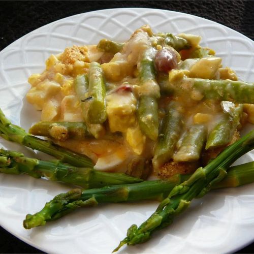 Asparagus Casserole with Canned Asparagus