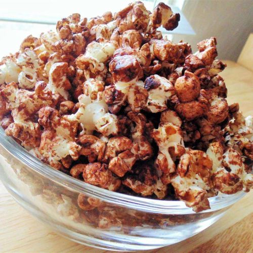 Stovetop Dark Chocolate Popcorn