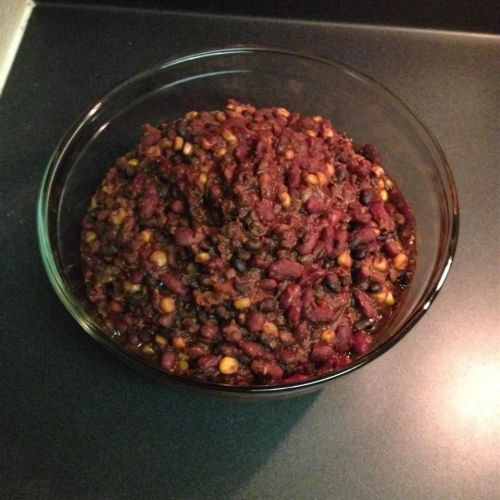 Slow Cook 3-Bean Chili (Vegetarian and Gluten Free)