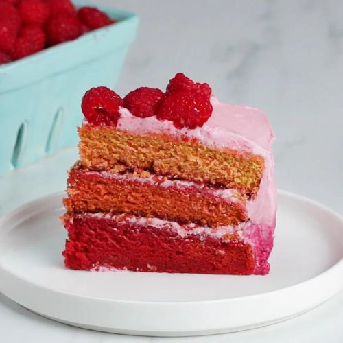 Gluten-Free Ombré Cake