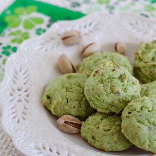 Saint Patrick's Pistachio Cookies