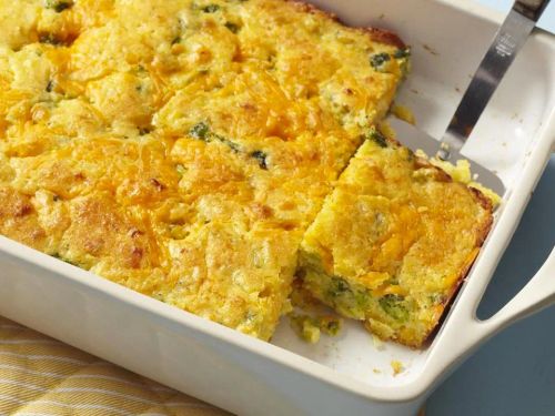 Broccoli Cornbread with Cheese